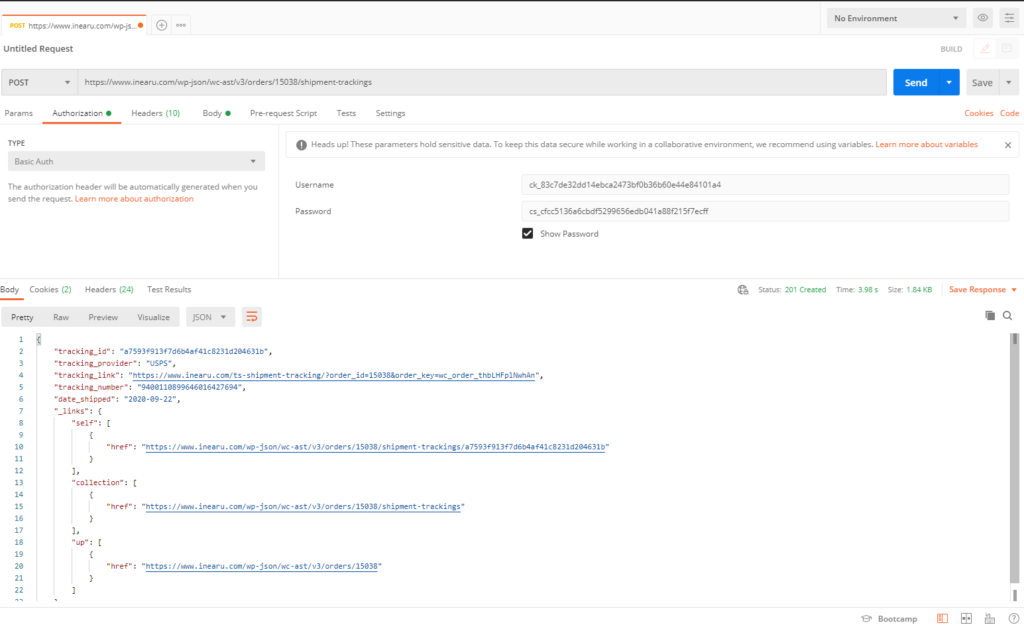Shipment Tracking API - zorem Docs