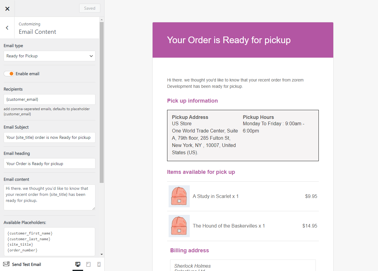 How to Customize Email Notifications - zorem Docs