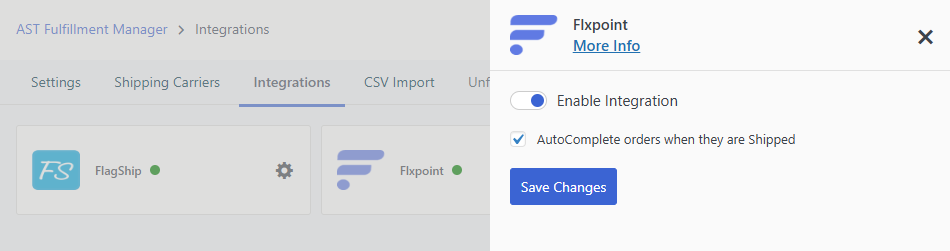 Flxpoint Integration Screenshot