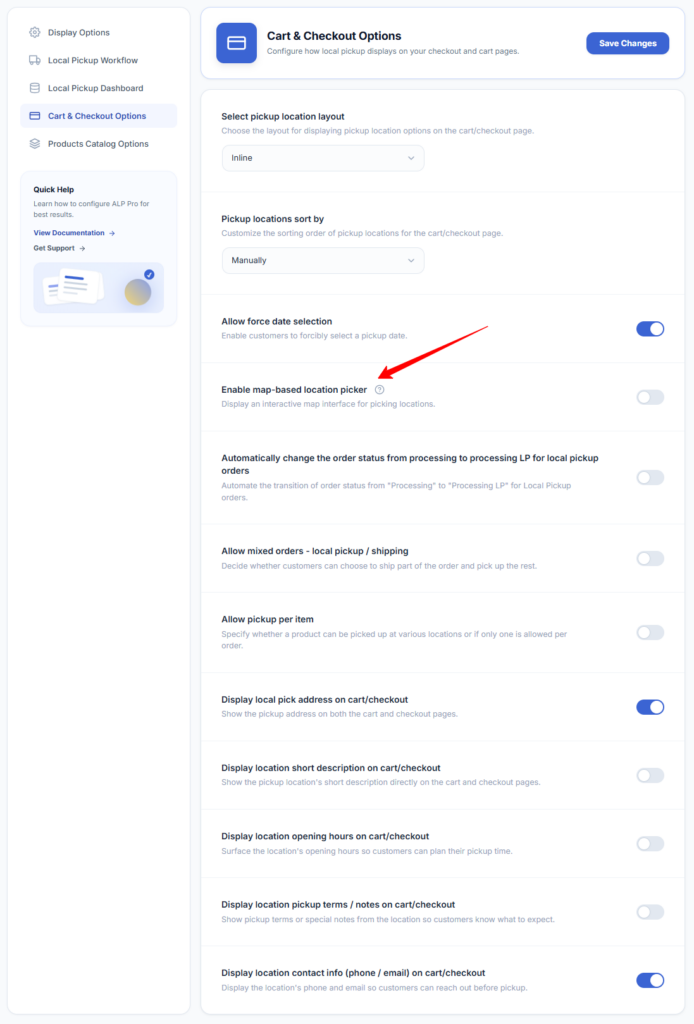 Map-Based Pickup Location Picker - zorem Docs
